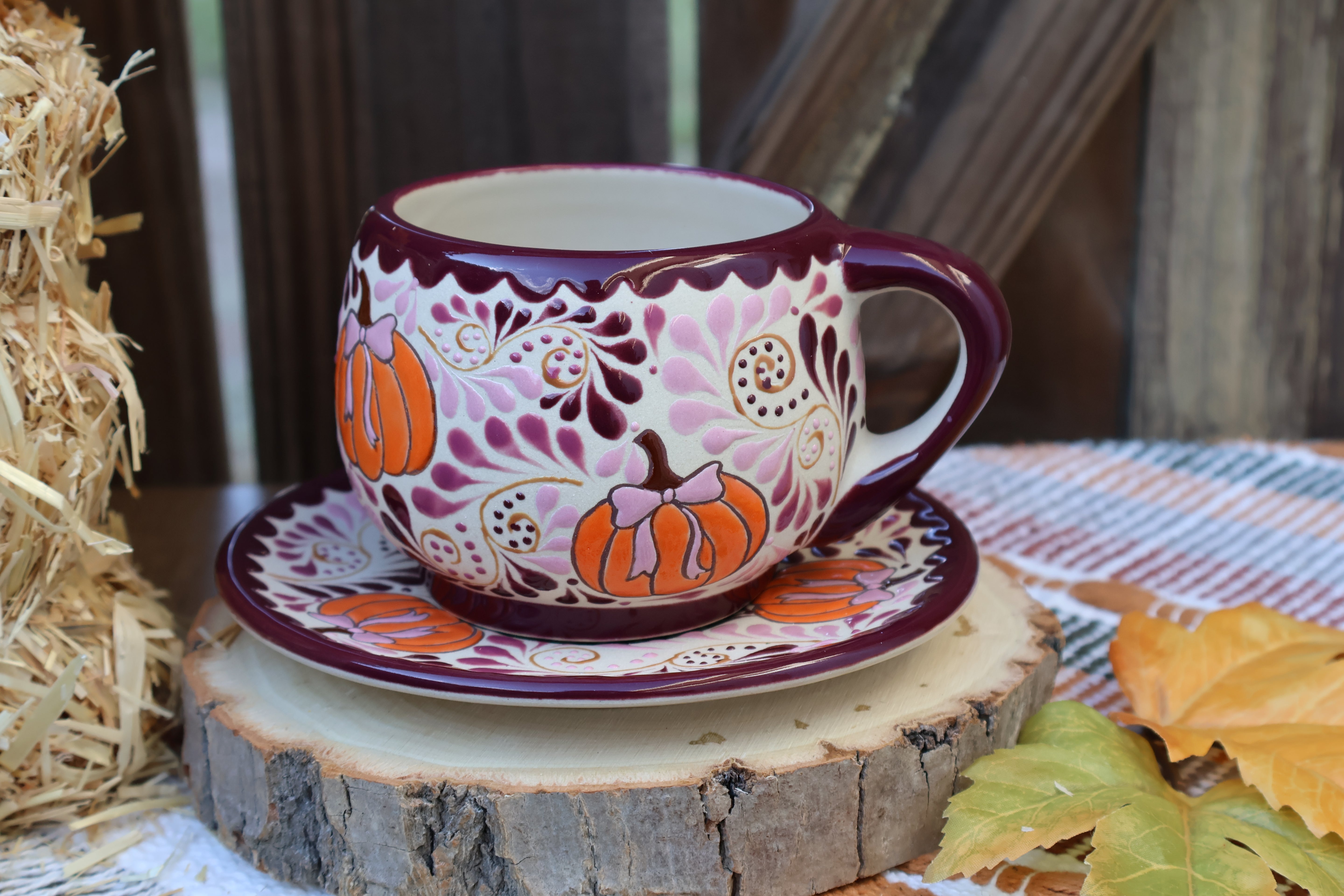 Coquette Pumpkin Round Set