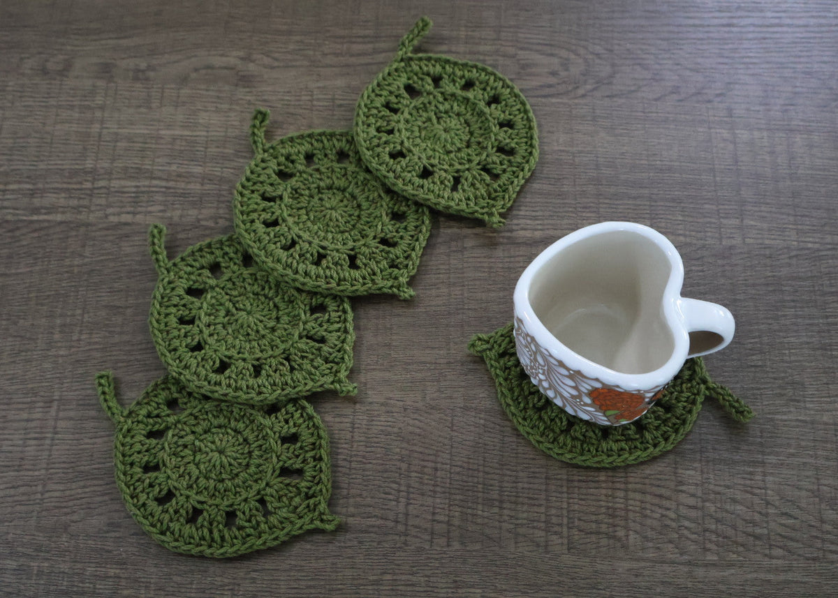 Autumn Leaf Coasters - Set of 4