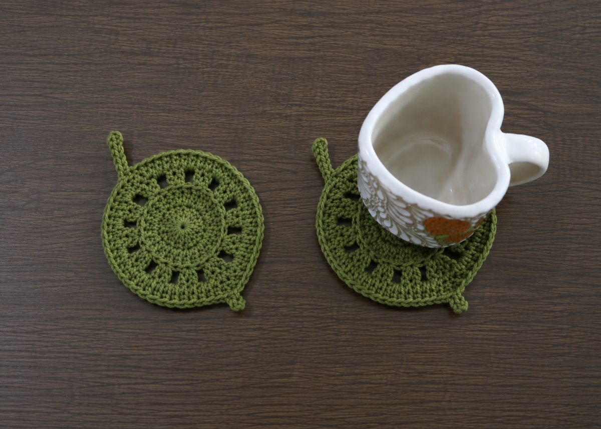 Autumn Leaf Coasters - Set of 2